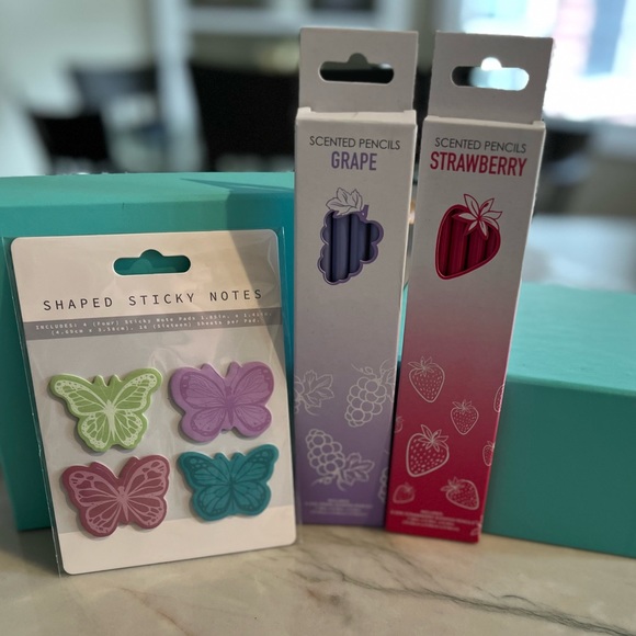 Other - Scented Pencils and Sticky Note Set NWT stocking stuffers